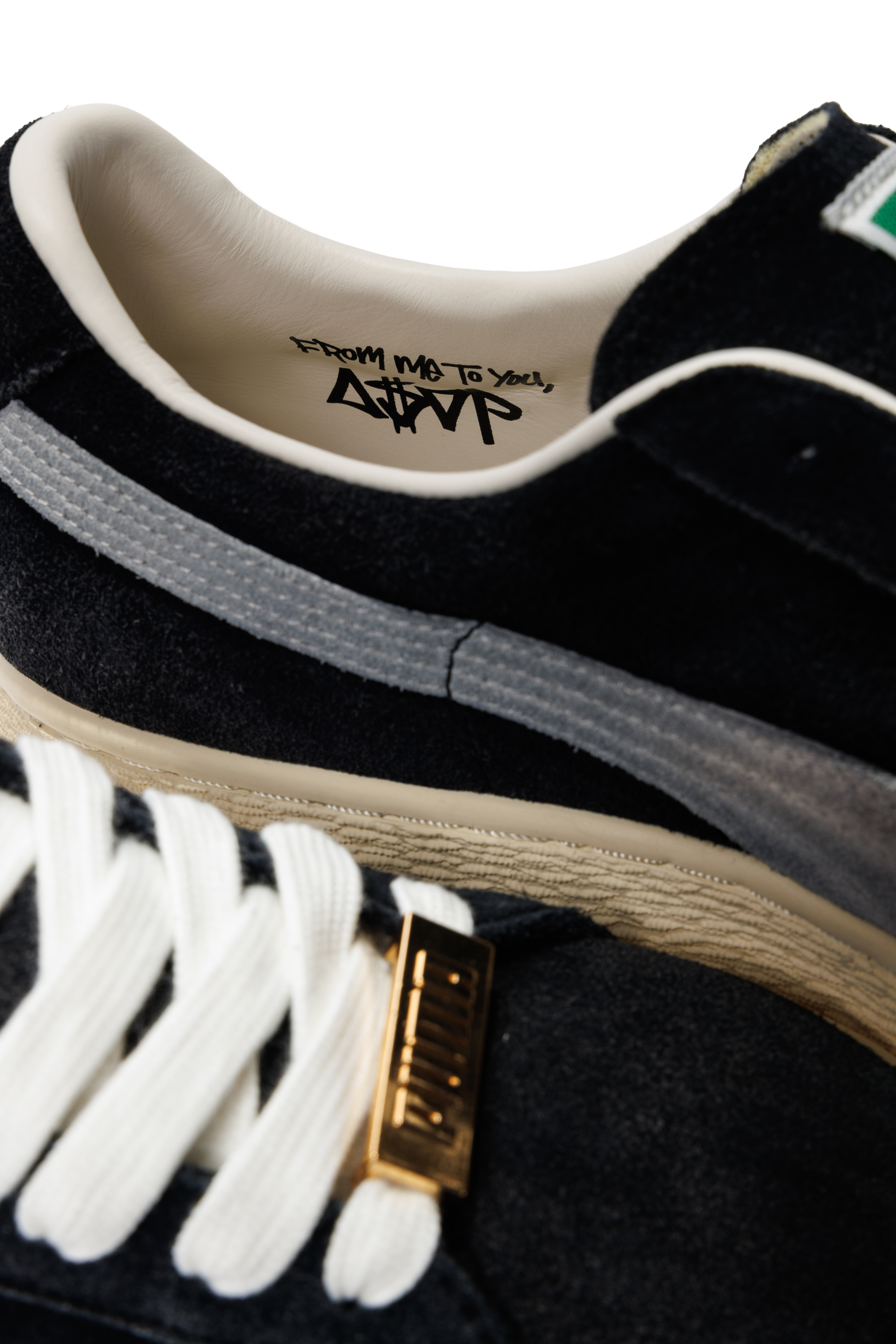 A$AP Rocky × PUMA Suede '94 BLACK GREY 408735 01 2